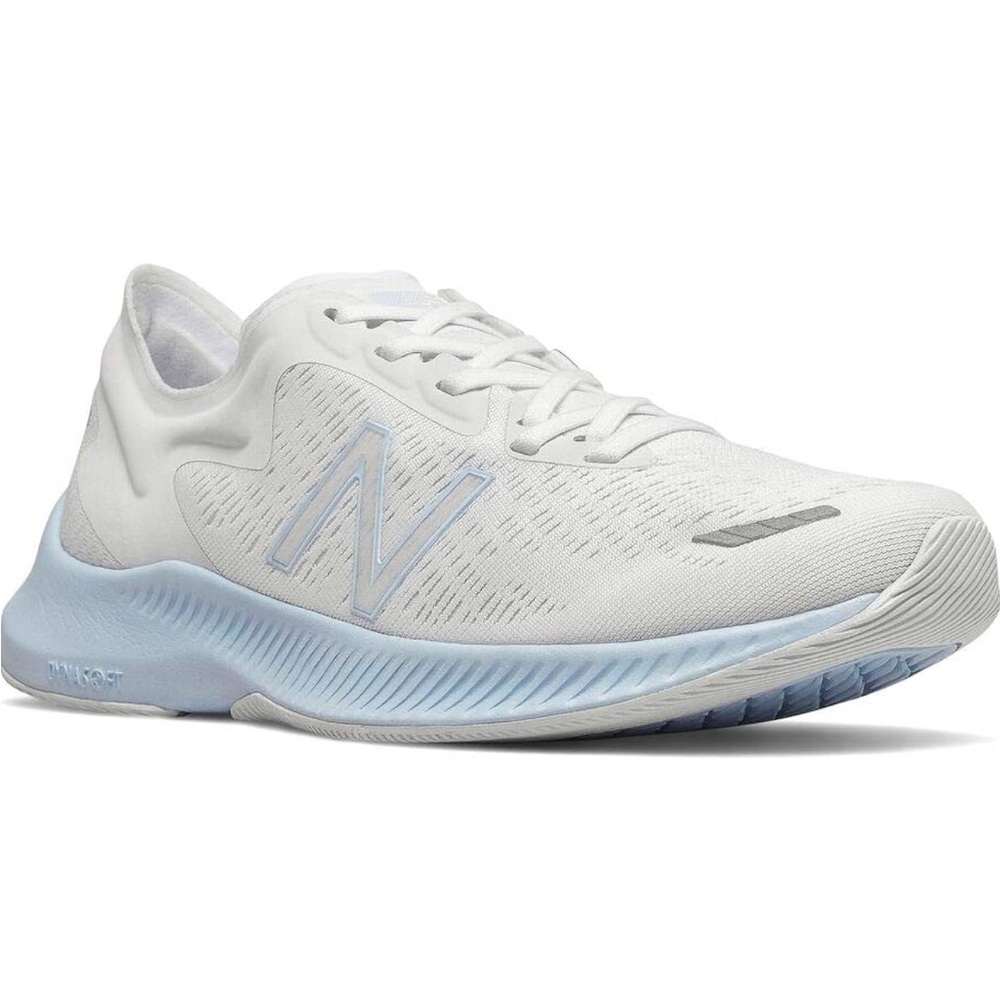 New Balance white athletic sneakers